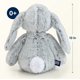 thumbnail image 2 of Peluche Snuggle Buddies Bella Bunny Gris, 2 of 8