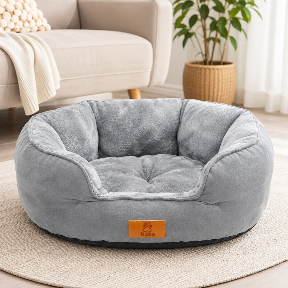 Cama Nido Para Perro Gato Acolchada Reversible 60x53 Cm