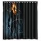 thumbnail image 1 of Cortina de ducha Ghost Rider, juego de cortina de baño con ganchos, tamaño 66 x 72 pulgadas, 1 of 3