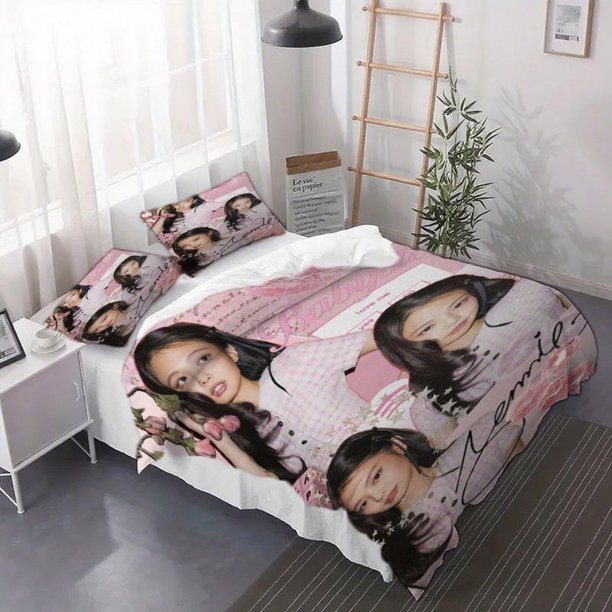 3pcs Jennie Theme Duvet Cover Set - Bedding Set Duvet Cover + Pillowcases