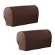 thumbnail image 4 of 1 Par De Fundas De Reposabrazos De Sofá Elástico Para Sillón, Protector De Muebles, Rojo Vino, 4 of 5