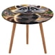 thumbnail image 1 of Mapache theme Fitted Round Tablecloths Elastic Edged Table Covers Waterproof Table Cloth For Kitchen Holiday Party Tables Decor 120cm, 1 of 6