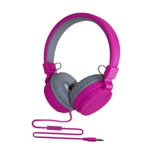 Bothyi - Auriculares Sobre La Oreja Para Mujer, Auriculares Profesionales Con Cable, Color Rosa, Plegables, Para Oficina