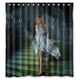 thumbnail image 1 of Cortina de ducha Art Pretty Girl con ganchos (167 x 183 cm), 1 of 3