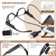 thumbnail image 4 of Gafas de Lectura LED Recargables por USB OuShiun para Mujeres y Hombres (Negro, 3.0X), 4 of 7