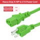 thumbnail image 4 of Uxcell Cable de Alimentación Universal Verde de 6 pies 18 AWG 18/3 C13 a NEMA 5-15P 10A 125V Extensión de 3 Clavijas, 4 of 5