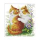 thumbnail image 5 of DIY Starter Cross Stitch Starter Pre-impreso Kissing Cats 11CT 42x44cm, 5 of 5