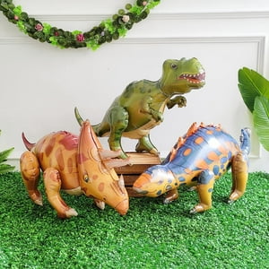 Kit De Decoración Con Globos Easute, Dinosaurio Grande Y Autoportante