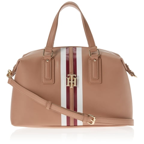 Bolso Satchel Tommy Hilfiger Jaden De Cuero Vegano 35X22X14 Cm