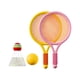 thumbnail image 3 of Juego De Tenis De Bádminton Para Niños, Ligero, Para Jugadores Principiantes, Niñas, Playa, Rosa, Amarillo, 3 of 3