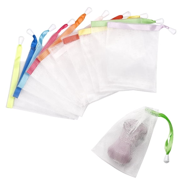 Bolsa de Jabón GXLWJXWLV 10 Unidades Malla Exfoliante 14x10 cm