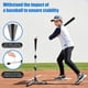 thumbnail image 4 of Tee de béisbol Storgem ajustable en altura y portátil, 4 of 8