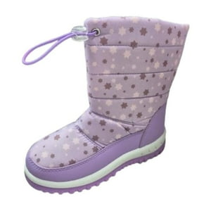 Vinnys Outlet - Bota De Nieve Impermeable Niña Lila