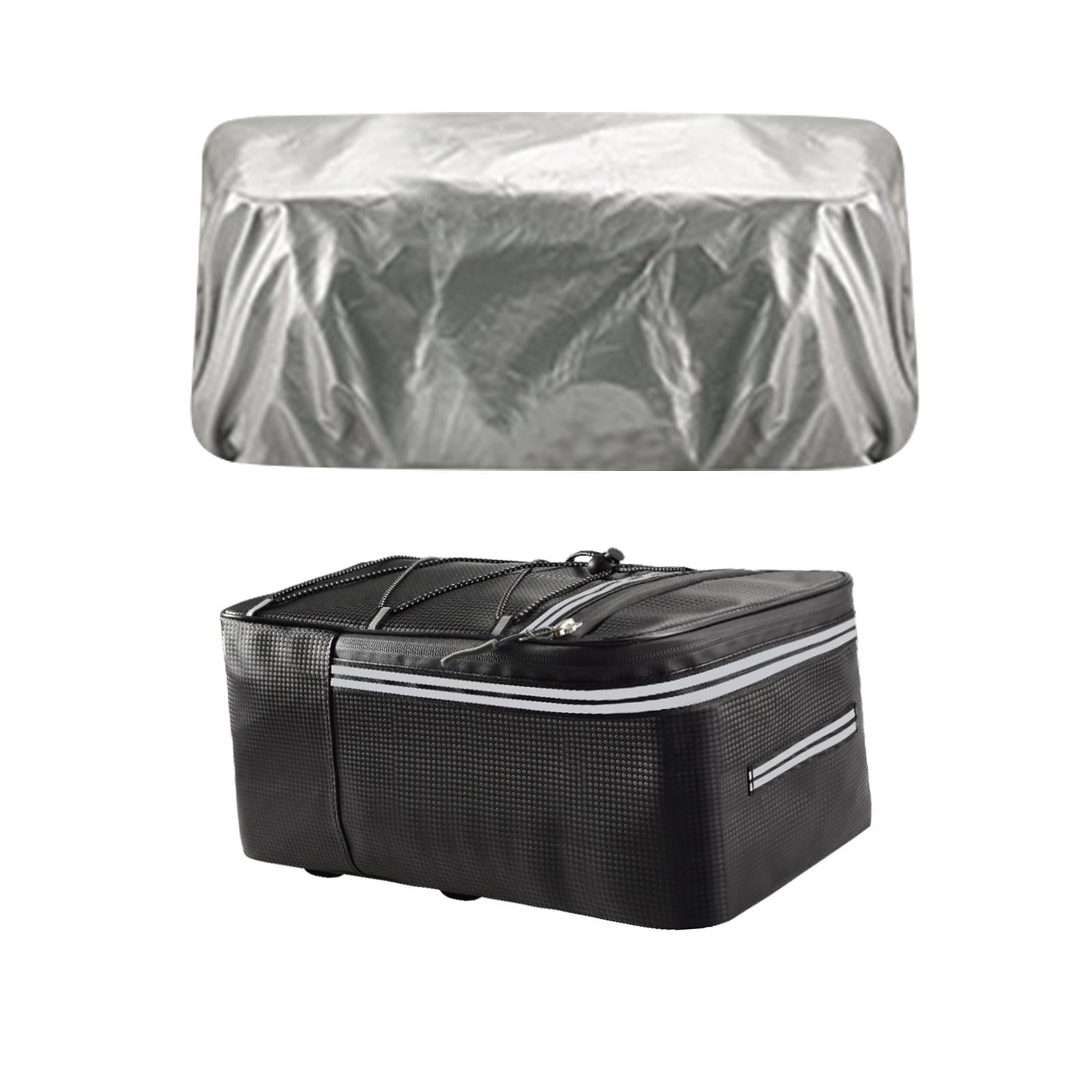 Ioensy - Bolsa Para Portaequipaje Trasero De Bicicleta, Alforja, Bolsa Para Sillín, Bolsa De Carga, Organizador Para Baúl De Bicicletas, 33 Cm X 21 Cm X 18 Cm, 15 L