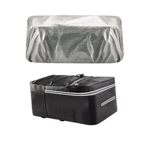 Ioensy - Bolsa Para Portaequipaje Trasero De Bicicleta, Alforja, Bolsa Para Sillín, Bolsa De Carga, Organizador Para Baúl De Bicicletas, 33 Cm X 21 Cm X 18 Cm, 15 L