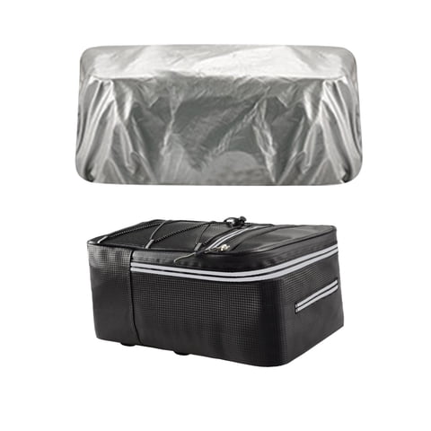 Ioensy - Bolsa Para Portaequipaje Trasero De Bicicleta, Alforja, Bolsa Para Sillín, Bolsa De Carga, Organizador Para Baúl De Bicicletas, 33 Cm X 21 Cm X 18 Cm, 15 L