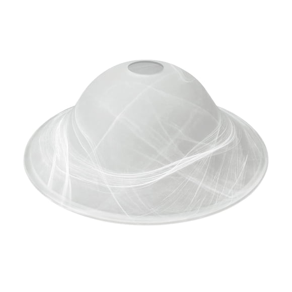 Pantalla de lámpara LHLYCLX de alabastro blanco para lámpara de pie de 30 cm