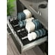 thumbnail image 1 of 1pc Multifunctional Dish Rack With Drain For Kitchen Cabinet, 1 of 3