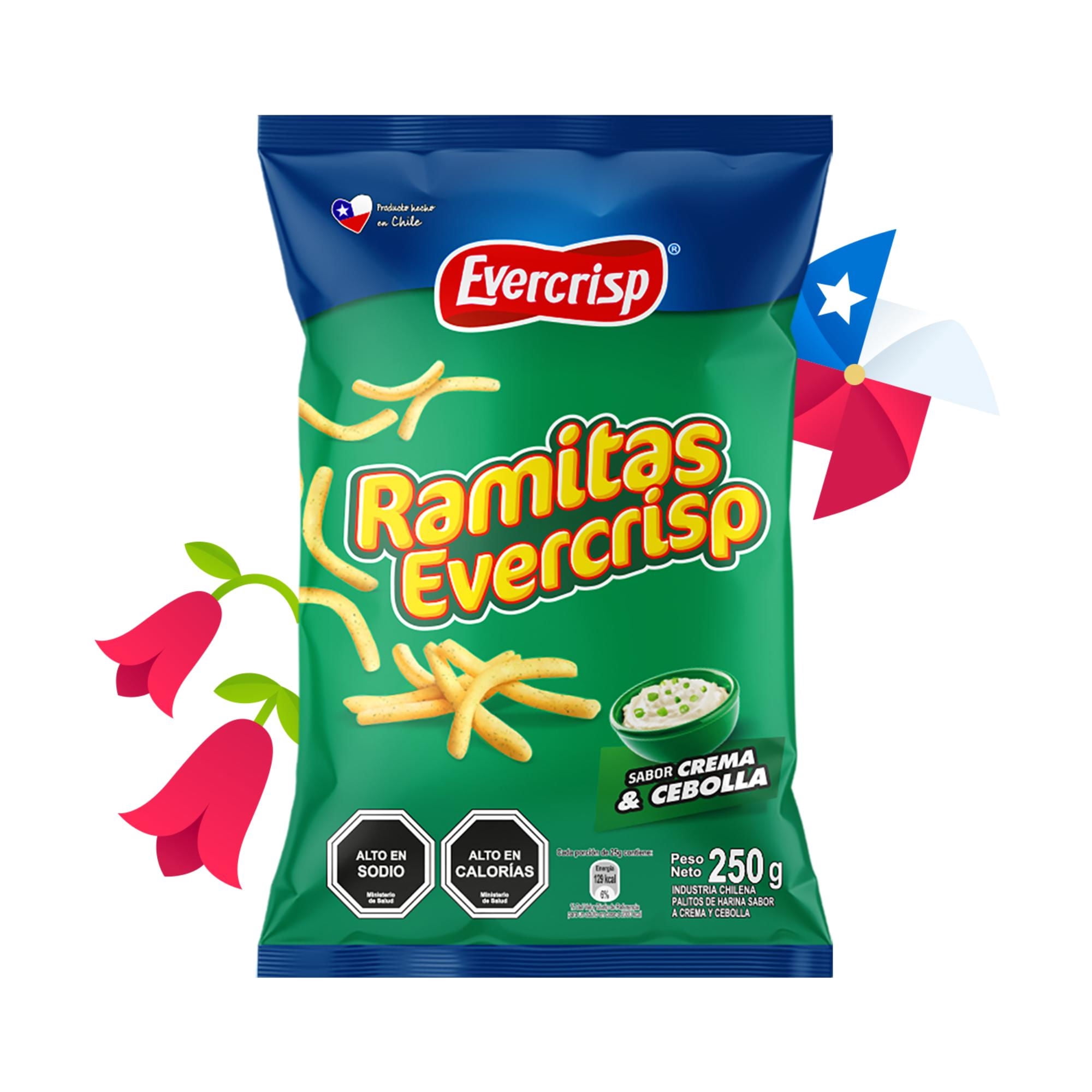 Ramitas Sabor a Crema y Cebolla, 250 g