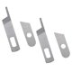 thumbnail image 4 of 4 Uds Máquina De Coser De Acero Inoxidable 14U Hoja De Cuchillo Inferior Superior Para Singer, 4 of 5