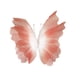 thumbnail image 4 of Mariposa Artificial Utilería Fotográfica Decoración de Malla Figura Colgante 3D Y Adorno de Boda con Diseño Elegante Adecuado para Pasillos Y Paredes Naranja Rojo, 4 of 5