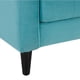 thumbnail image 3 of Sofa Retro 1C Felpa 00 Turquesa, 3 of 6
