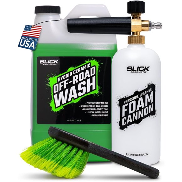Kit de lavado con espuma Slick OffRoad 64 oz (1,89 L) para vehículos