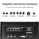 thumbnail image 5 of Amplificador de batería Coolmusic DM80 80 W Bluetooth con altavoz de graves de 10 pulgadas, 5 of 7