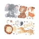 thumbnail image 2 of 2 Piezas De Pegatinas De Pared De Animales, Papel Tapiz Bonito Para Guardería, Decoración Del Hogar Para Habitación De Niños, 2 of 3