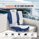 thumbnail image 4 of Silla plegable para barco VEVOR 18.9 con respaldo bajo con esponja gruesa, 4 of 9