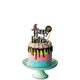 thumbnail image 2 of Cake Topper LVUPKFF Mago 8.º Cumpleaños Negro con Brillo, 2 of 4