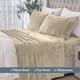 thumbnail image 3 of Juego de sábanas Elegant Comfort Velvet Frannel Twin XL Cream, 3 of 9