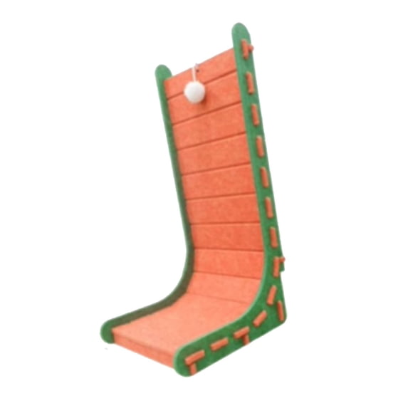Rascador Para Gatos En Forma De L, Juguete Para Mascotas, Decoración, Tapete Para Rascar, Tamaño S, Naranja