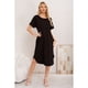 thumbnail image 3 of Vestido Midi Mujer Casual Cuello Redondo Bolsillos Colores 3377, 3 of 3