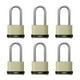 thumbnail image 1 of Paquete de 6 candados combinados Guliffen Heavy Duty Outdoor, 1 of 3