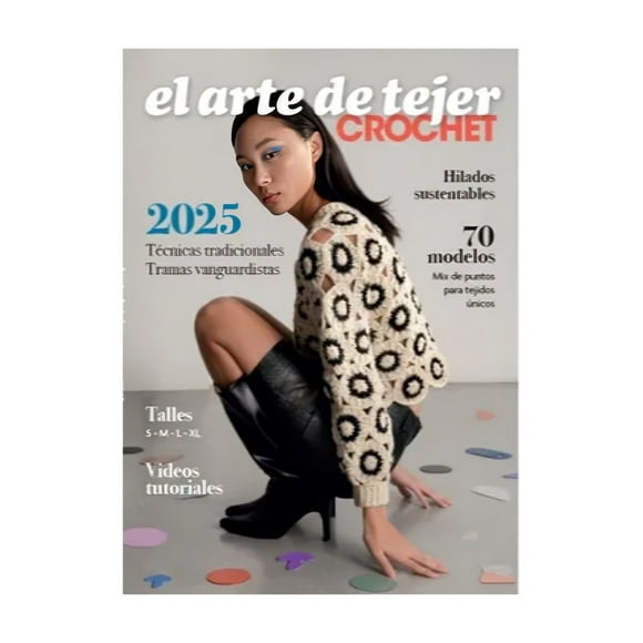 Libro El Arte De Tejer Crochet 2025 Equipo Veredit