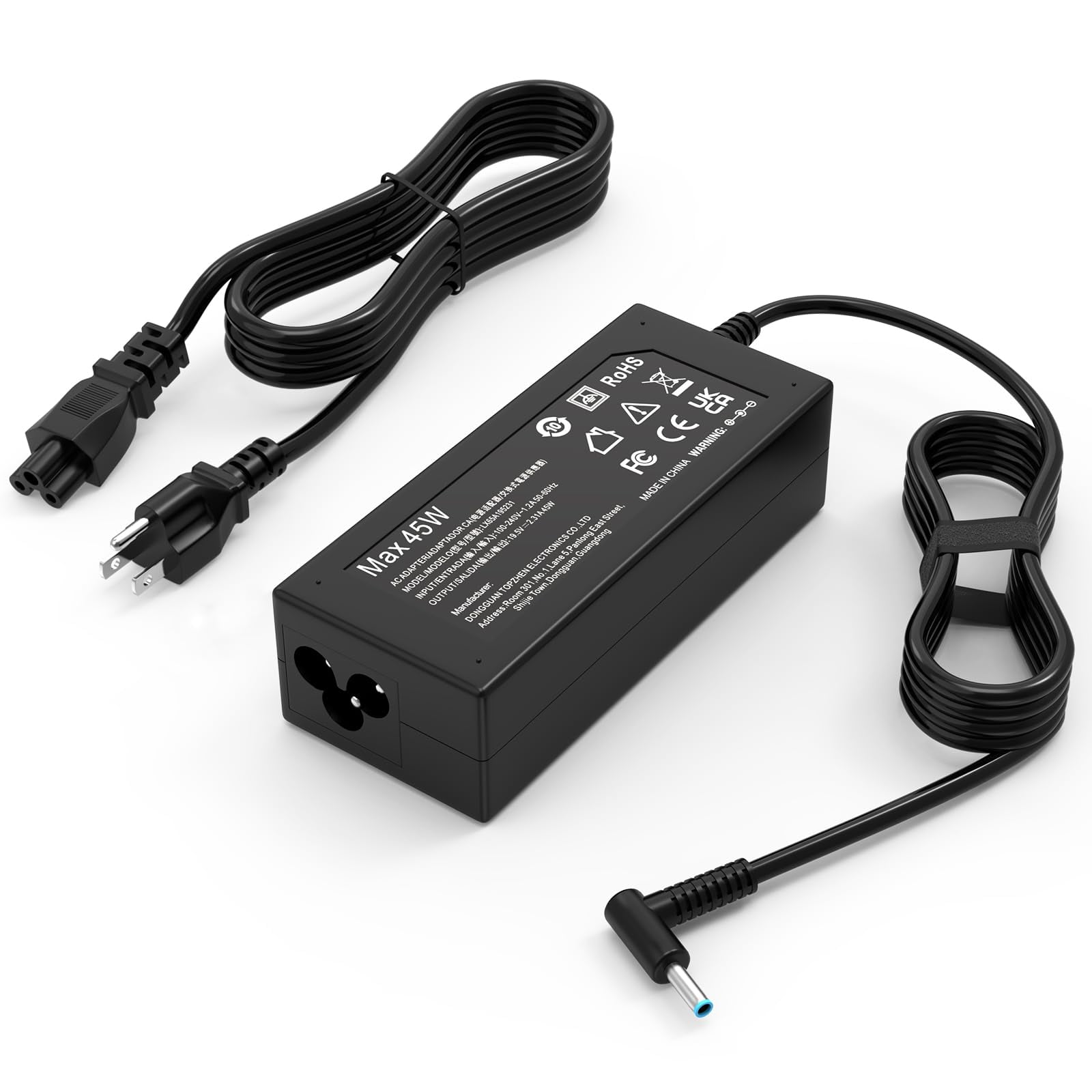 Decszdy - Cargador 45 W 19 5 V 2 31 A Para Ordenador Portátil Hp