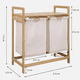 thumbnail image 3 of Cesta ropa sucia soporte bambú 73cm, 3 of 3