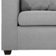 thumbnail image 4 of Set Living Turín 3 Cuerpos + 2 Pouf Tela Gris, 4 of 6