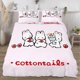 thumbnail image 3 of Cheery Chums 3-Piece Bedding Set For Kids Boys Girls Adult Cartoon Warm Cute Fashion Holiday Present Gift Bed Sheets, 3 of 5