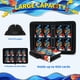 thumbnail image 5 of Carpeta para cartas coleccionables OSTENBIG 4 bolsillos, 400 bolsillos, Aqua Breath, 5 of 9