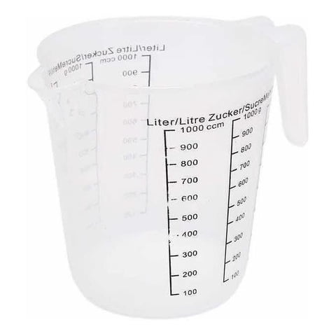 Genérico - Jarra Medidora 1 Litro Cocina Repostería Pastelería