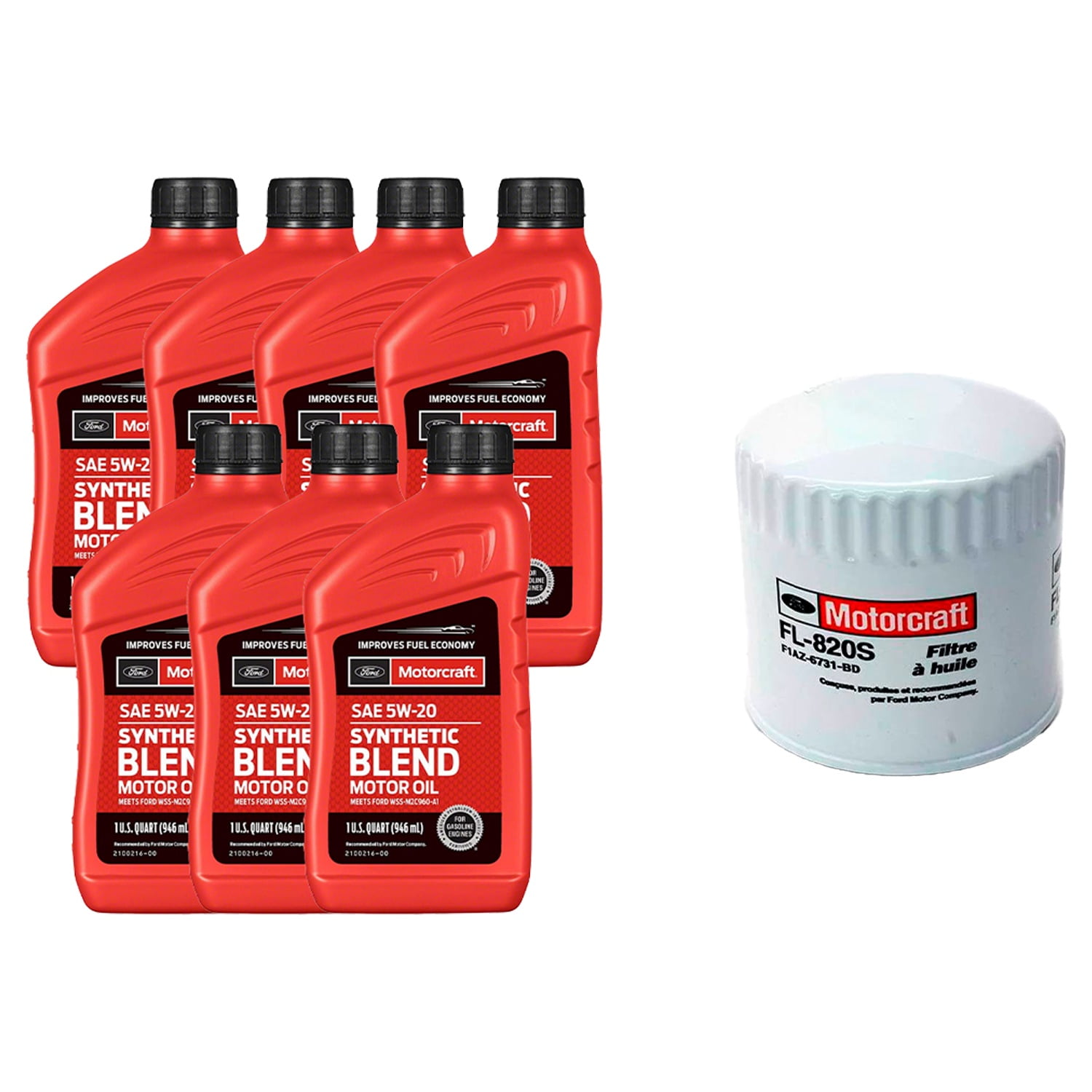 Motorcraft - Kit Mantención Ford F150 5.4l Filtro Aceite + Aceite Origina