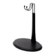 thumbnail image 4 of Soporte para muñecas de 12 pulgadas, soporte de plástico para figuras de acción, base de exhibición para figuras de acción a escala 1/6, color negro , B B, 4 of 5