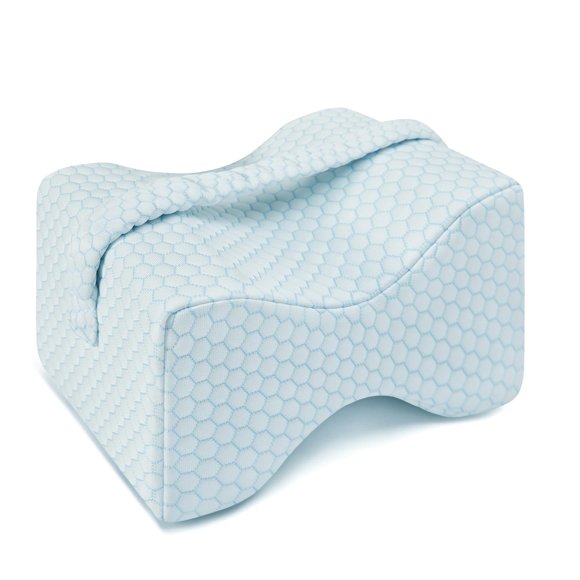 Almohada de rodilla UJPFEO para personas que duermen de lado y refrigeración con correa
