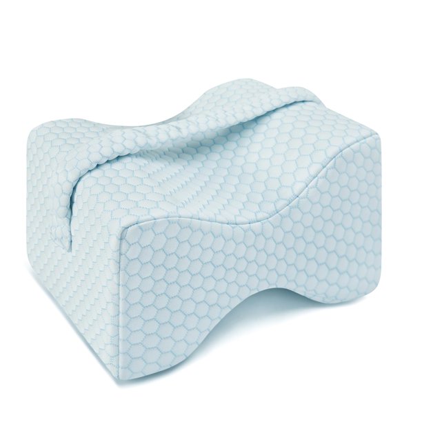 Almohada de rodilla UJPFEO para personas que duermen de lado y refrigeración con correa