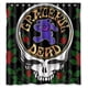 thumbnail image 1 of Cortina de ducha de la banda de rock Grateful Dead, juego de cortina de baño con ganchos, tamaño 60 x 72 pulgadas, 1 of 3