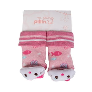 Calcetines Recién Nacido Niña Rosado Pillin