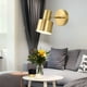 thumbnail image 3 of Lámpara Aplique Pared LED Nórdico Dorada Ajustable E27 Jhn, 3 of 3