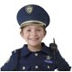 thumbnail image 1 of Gorro de policía Dress Up America para niños, accesorio de disfraz azul, 1 of 3